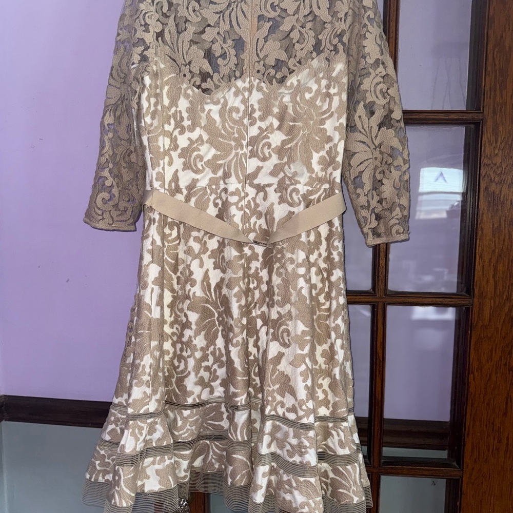 Tadashi Shoji White Lace Dress
